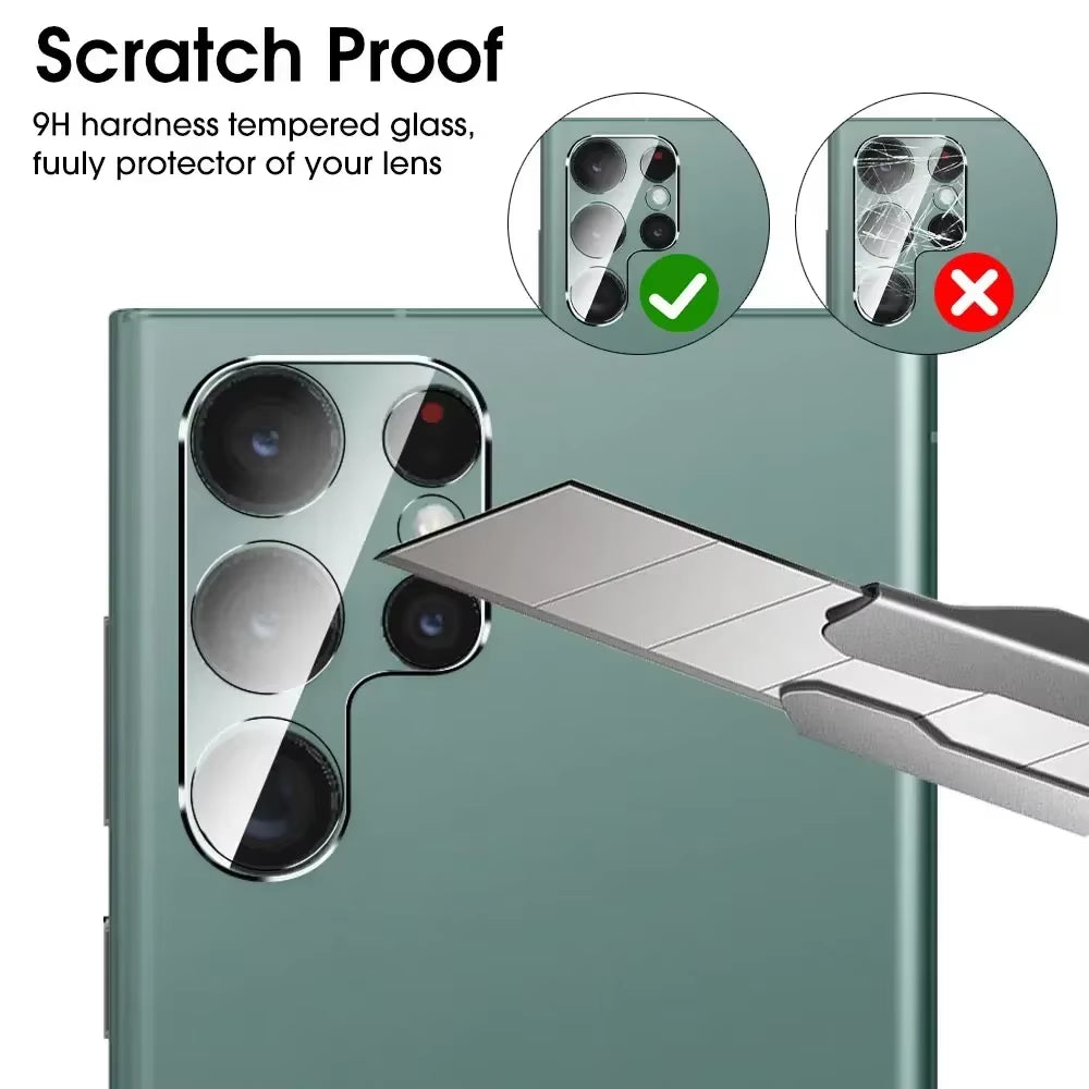 9H Camera Lens Protector for Samsung Galaxy S26 S25 S24 S23 S22 plus Ultra Lens Cover Tempered Glass for Samsung S26U S24 S25U