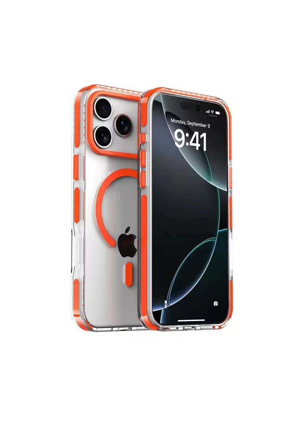 Iphone 17 Pro Case with Magnetic Charging, Acrylic Transparent Cover