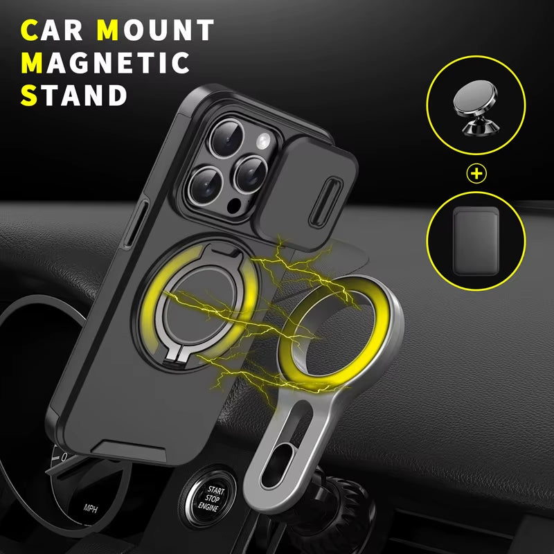 New Arrival for Iphone 15/15 Pro/16/16 Pro/16 Plus/16 17 Pro Max TPU + PC Hybrid Slide Window Lens Protection Mobile Phone Case