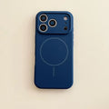 For Magsafe Magnetic Wireless Charging Solid Color Silicone Phone Case for Iphone 17 Pro Max/17/17 Pro Air Bumper Back Cover
