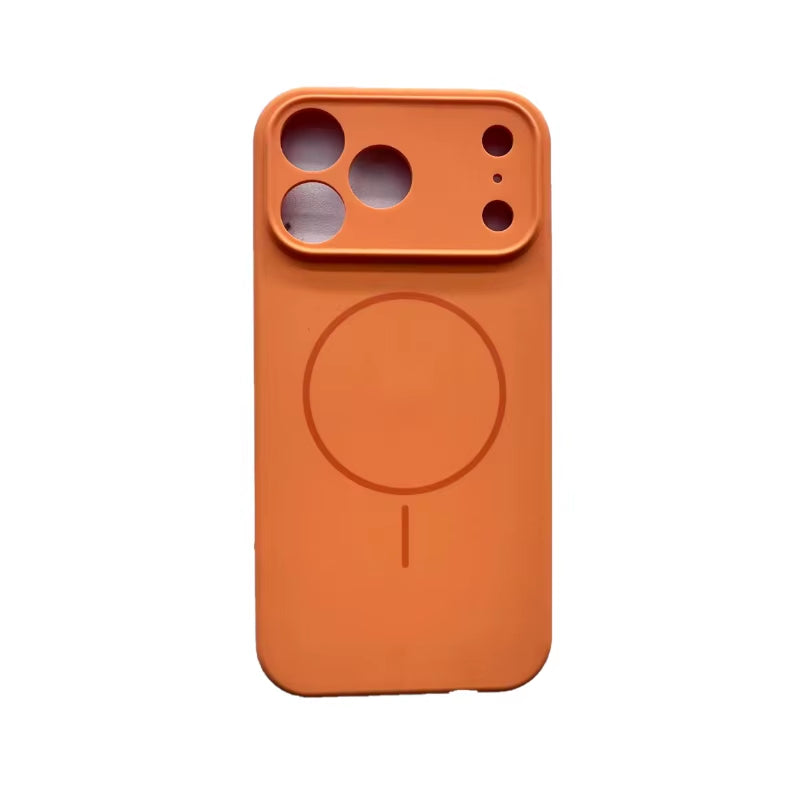 For Magsafe Magnetic Wireless Charging Solid Color Silicone Phone Case for Iphone 17 Pro Max/17/17 Pro Air Bumper Back Cover