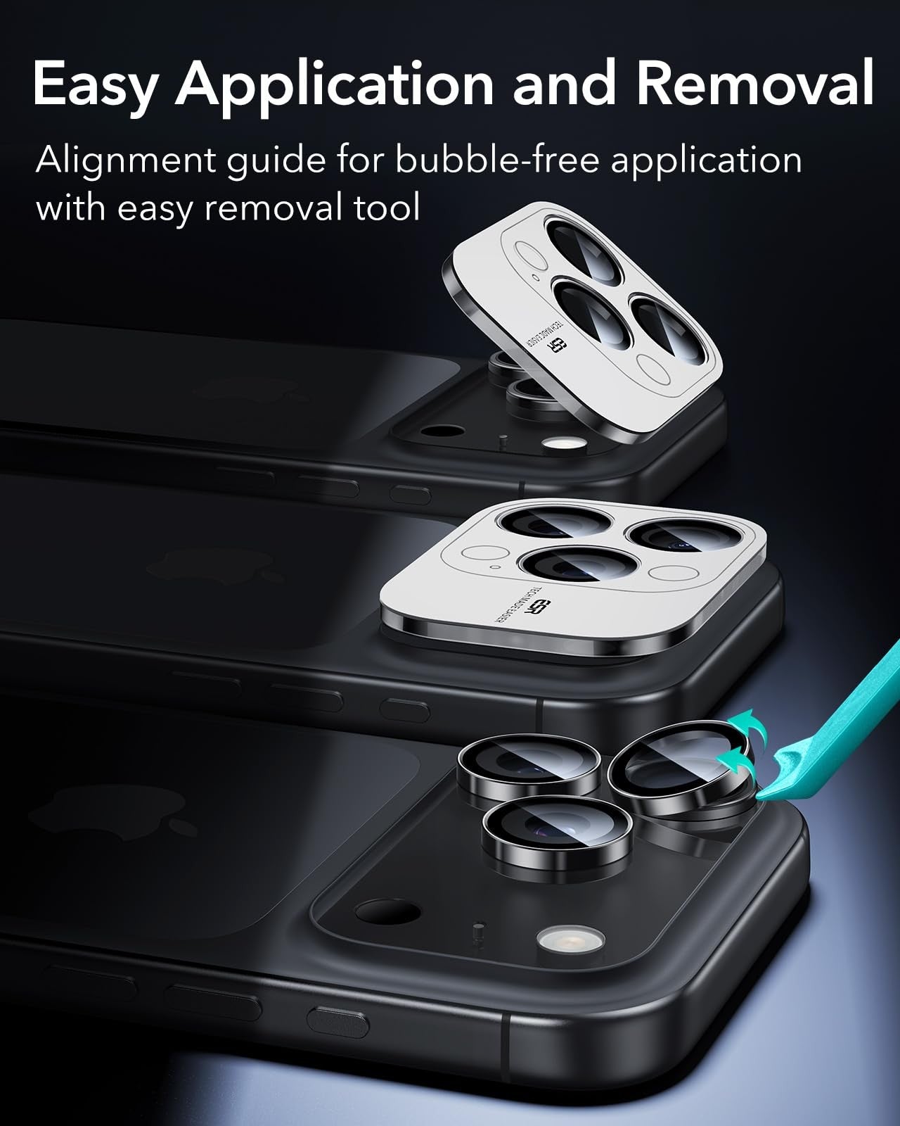 ESR Camera Lens Protector for Iphone 17 Pro Max/17 Pro/16 Pro Max/16 Pro/15 Pro