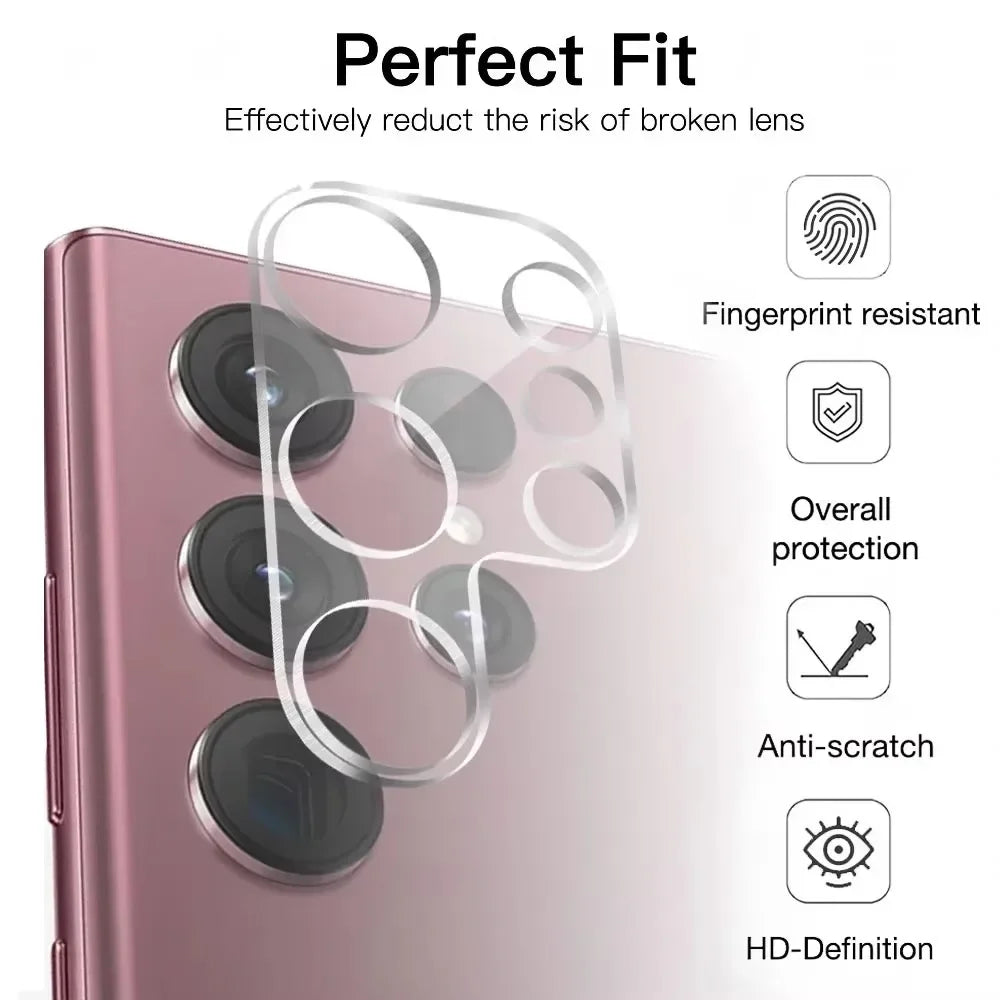 Camera Protector Back Lens Tempered Glass Cover for Samsung Galaxy S26 S25 S24 S23 S22 Ultra plus FE Len Protector for S25U S26U
