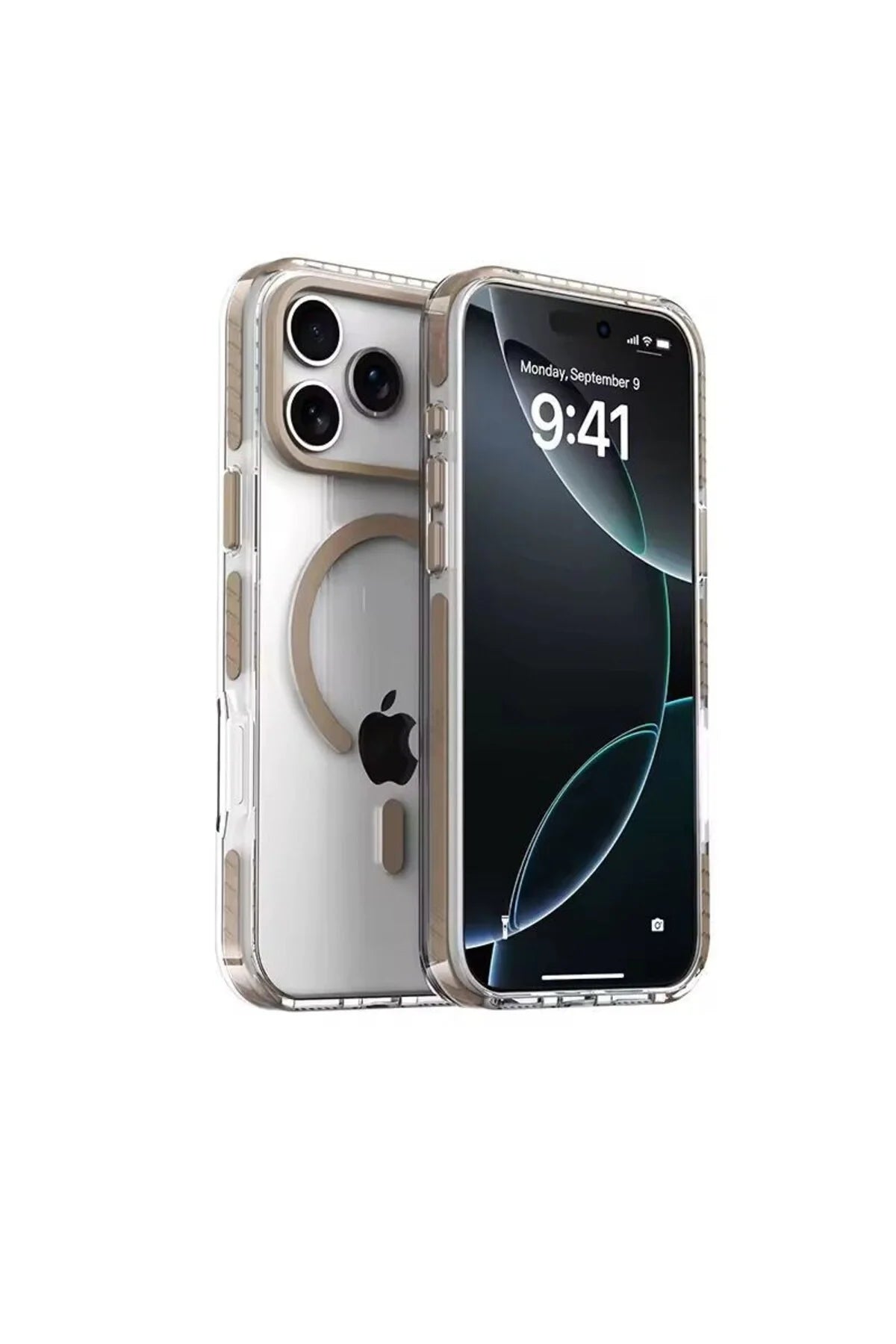 Iphone 17 Pro Case with Magnetic Charging, Acrylic Transparent Cover