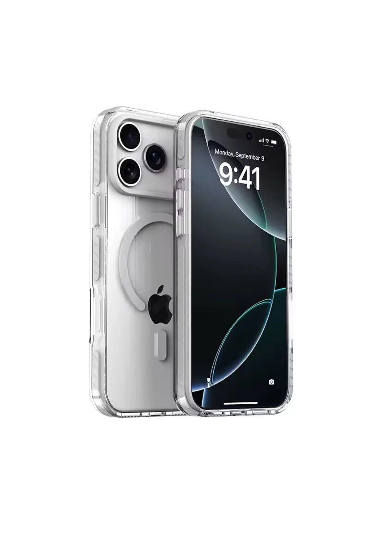 Iphone 17 Pro Case with Magnetic Charging, Acrylic Transparent Cover