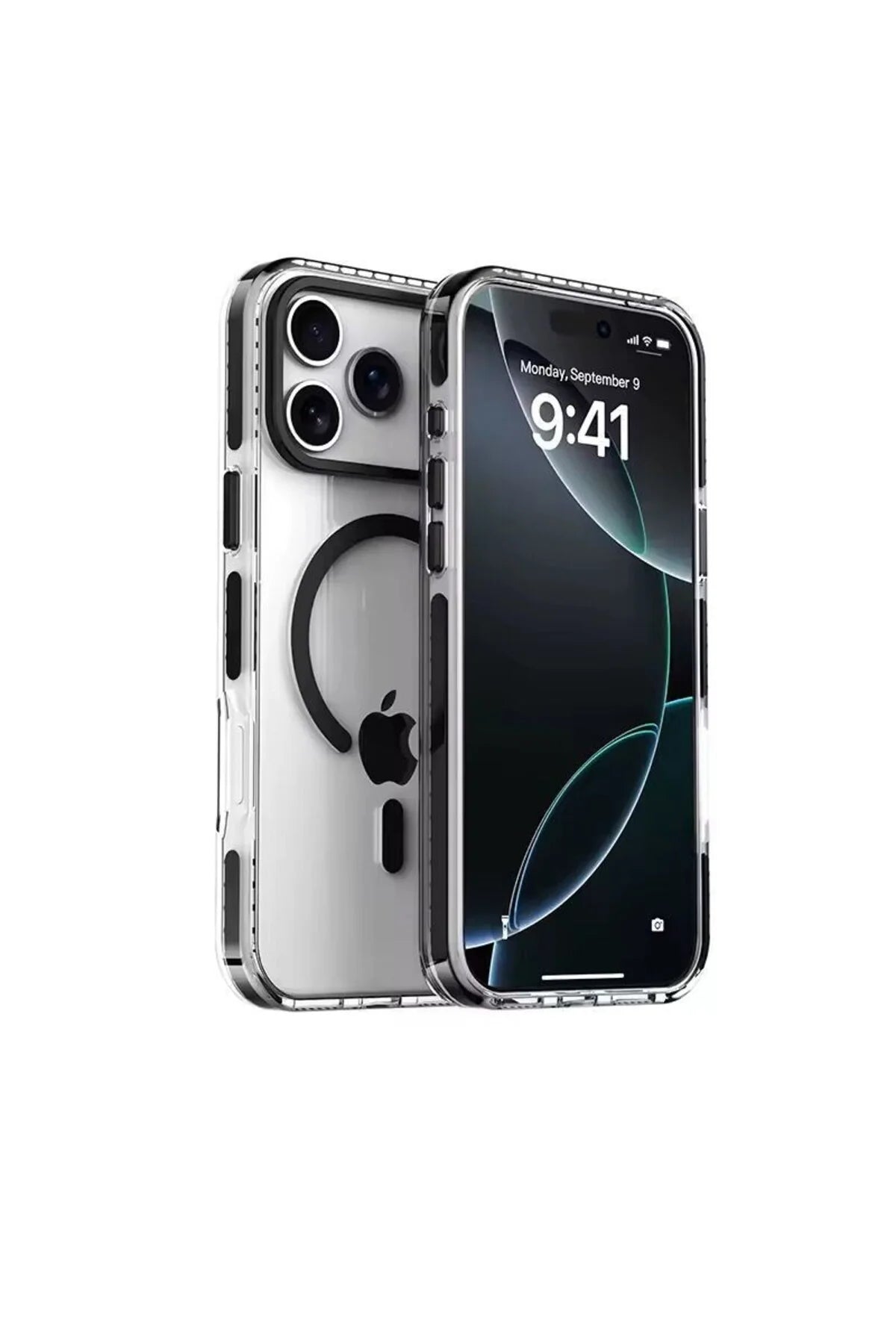 Iphone 17 Pro Case with Magnetic Charging, Acrylic Transparent Cover